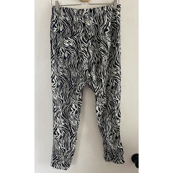 Free People Sandrine Rose Zebra Bush Pant NWT small Drawstring Pockets - Picture 2 of 6